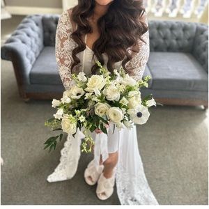 Le Rose Maxi 3/4 Sleeve Robe and Slip